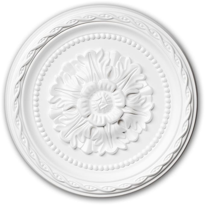 Plafond Rozet 156009 Profhome plafond centrum Sierelement neo-renaissance stijl wit Ø 29,3 cm