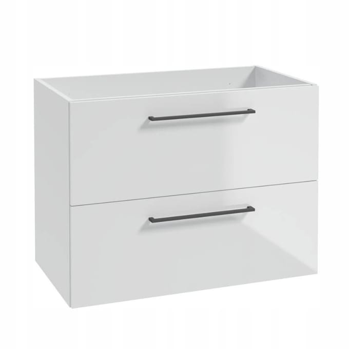 STAMAR - Badkamerkast 80cm met Wandcloset - Badkamermeubel - Wit