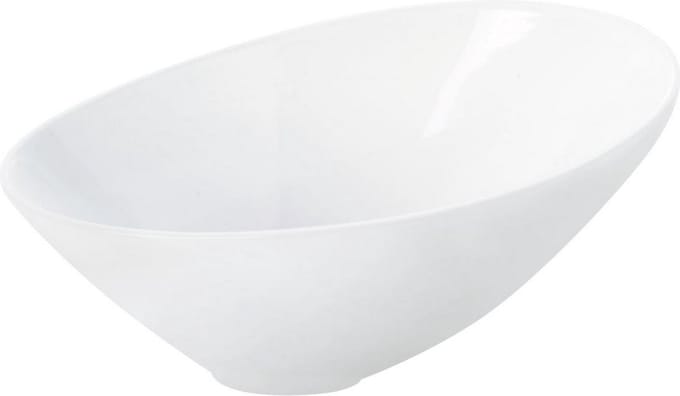 Saladeschaal ASA Selection Vongole Bowl Asymmetric White 22,5 cm