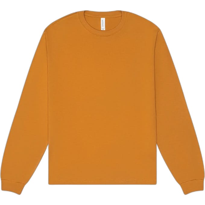 T-shirt met lange mouwen Bella + Canvas Heavy Boxy