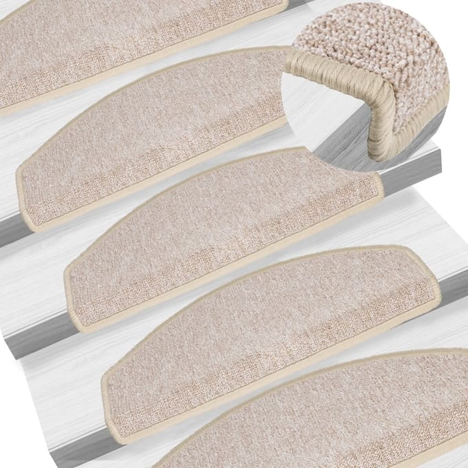 Bandes Antidérapantes Pour Escaliers, 10 Pièces, 65X24X4 Cm, Couleur Taupe