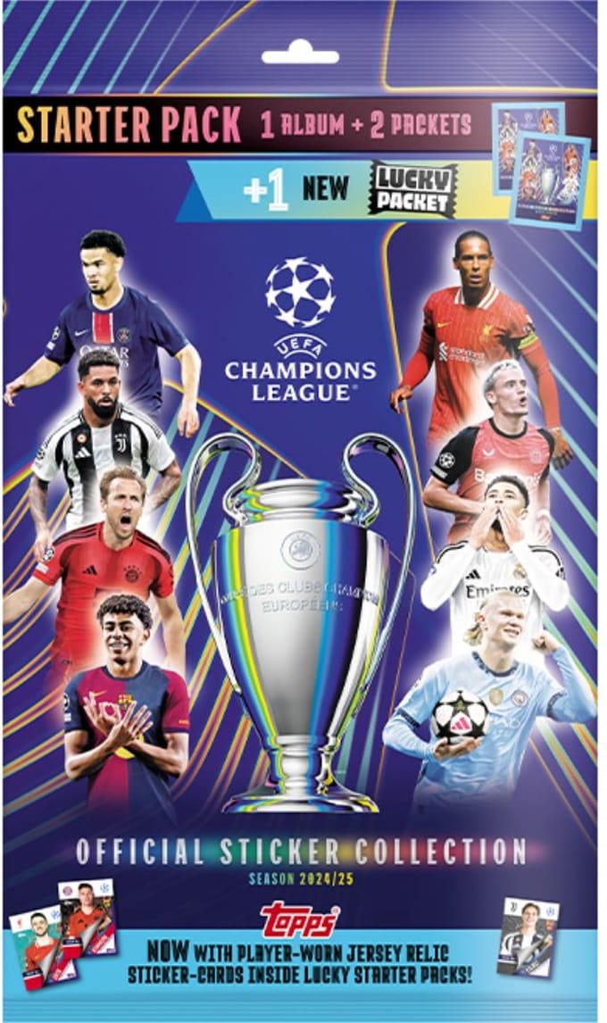 Topps Uefa Champions League 2024/2025 Starterpack Stickers