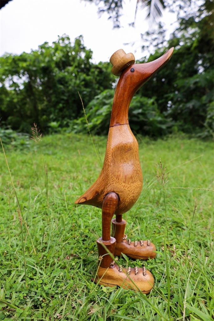 Houten eend Bram S naturel