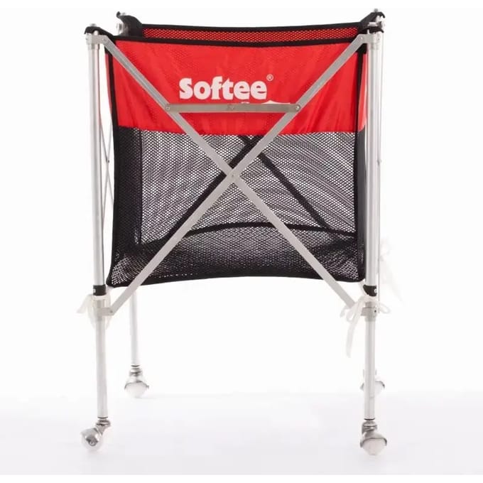 Softee Aluminium + Net Opvouwbare Balwagen Rood 89x58.5x58.5 cm