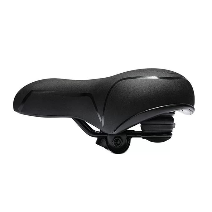 Siège de vélo confortable et respirant, coussin de selle de vélo résistant à l'eau avec double absorption des chocs rouge