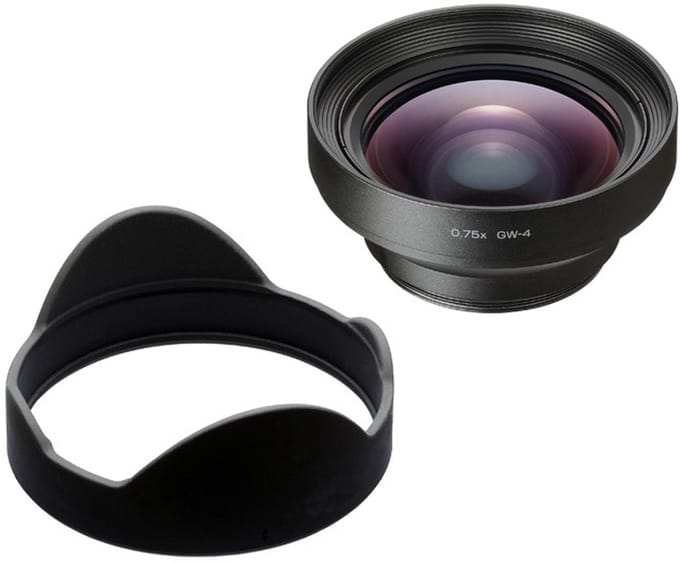 Ricoh GW-4 Groothoek Converter 21mm