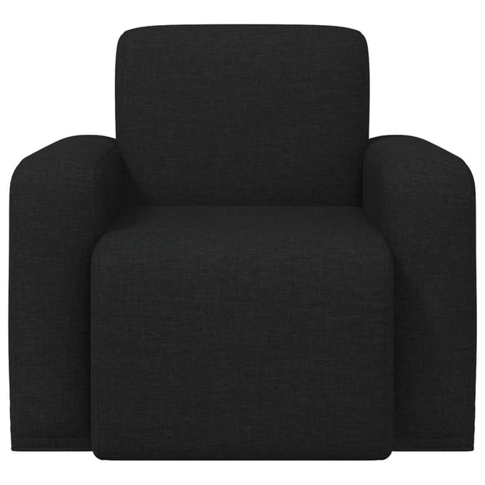 vidaXL - Fauteuil - Zwart - Stof