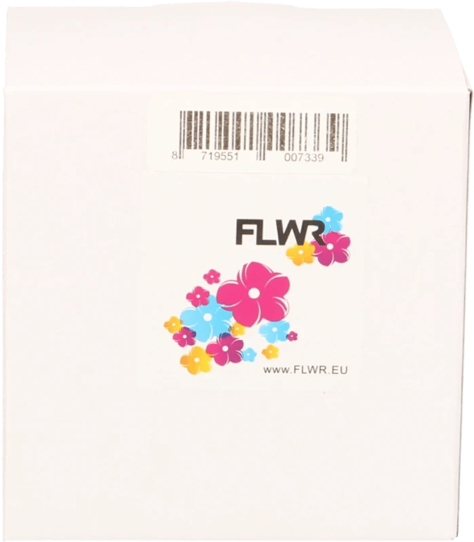 FLWR - Labelprinterrol / DK-22205 / Wit - Geschikt voor Brother