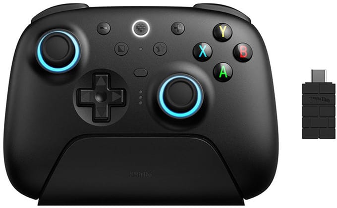8BitDo Ultimate 2 Wireless 2.4G - TMR - RGB - Black - Wireless Controller - PC