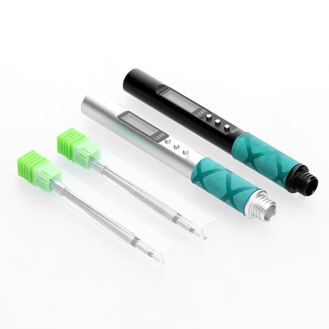 Mini fer à souder électrique intelligent, station de soudage portable, écran OLED de 0,91 pouce, entièrement noir