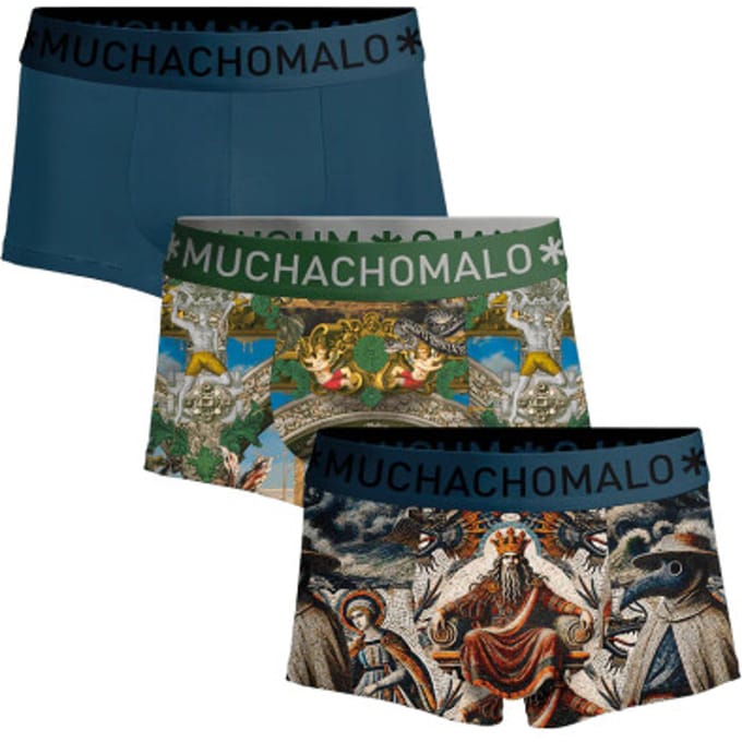 Muchachomalo Heren 3-pack trunks premodern