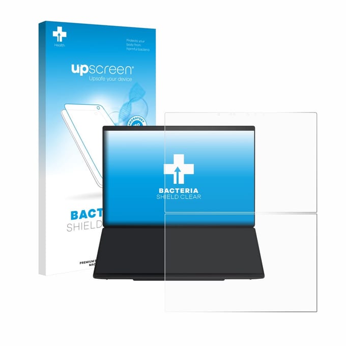 upscreen - Screenprotector voor ASUS ZenBook Duo UX8407 - Folie Beschermfolie transparant antibacterieel