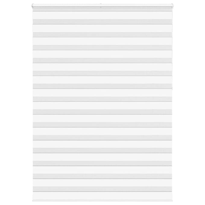 vidaXL - Zebra - rolgordijn - 155x230 - cm - stofbreedte - 150,9cm - polyester - wit