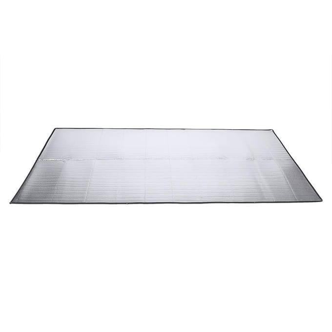 Buiten Opvouwbare Slaap Camping Matras Vochtbestendig Aluminiumfolie EVA Mat 1 x 2m gray