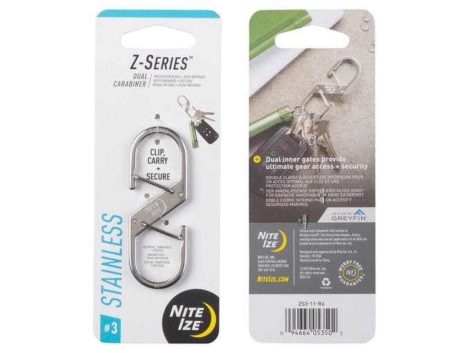 Nite Ize Z-Series Karabijnhaak Zilver #3