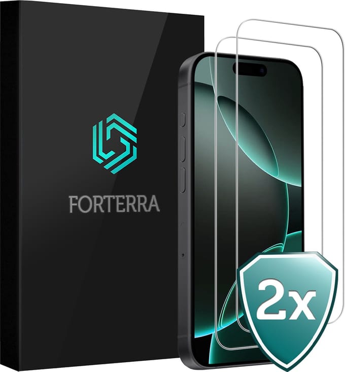 Screenprotector 2 Stuks - Geschikt voor Apple iPhone 16 Pro Max - Volledige Dekking - Beschermglas - Gehard Glas - Tempered Glass - Screen Protector