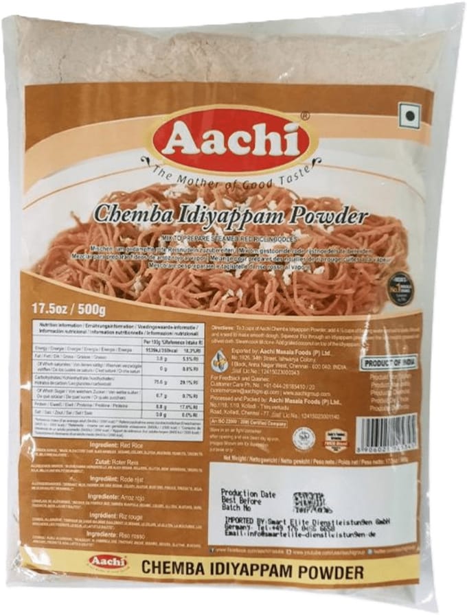 Aachi - Chemba Idiyappam Powder - 3x 500 g