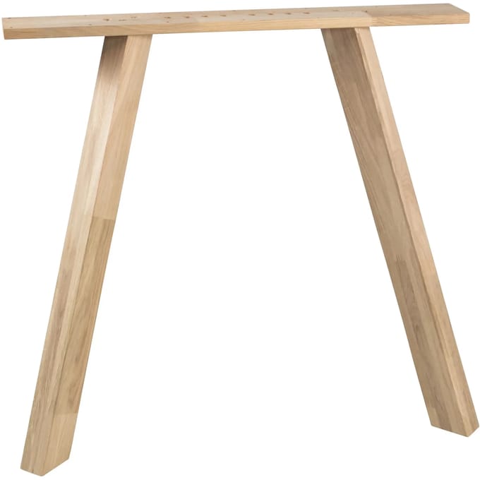 WOOOD Tablo 3-Standen Poot Vierkant Kd - Eiken - Naturel - set van 2