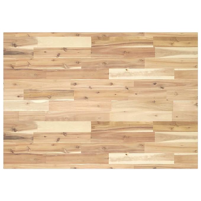 vidaXL - Bureaublad - 120x70x2 - cm - onbehandeld - massief - acaciahout