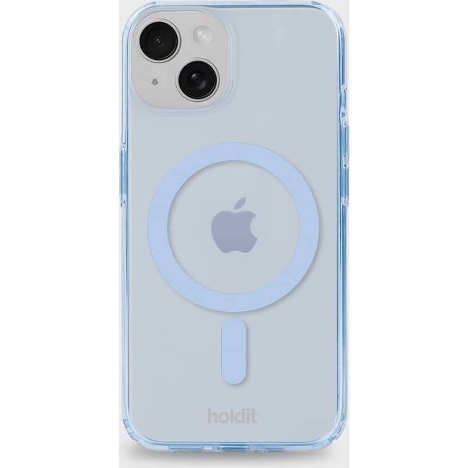 Phone Case Transparent Magsafe Compatible Mineral Blue iPhone 13