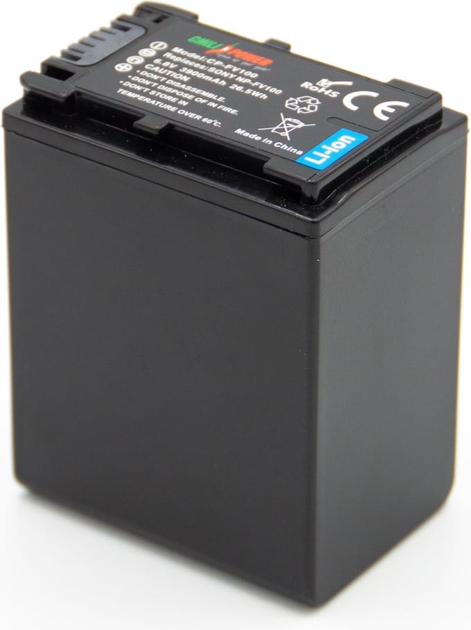 ChiliPower Sony NP-FV100 accu - 3900mAh