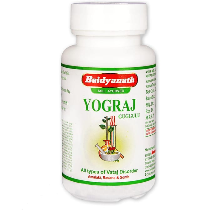 Yograj Guggulu (120 tabblad), Yograj Guggulu, Baidyanath