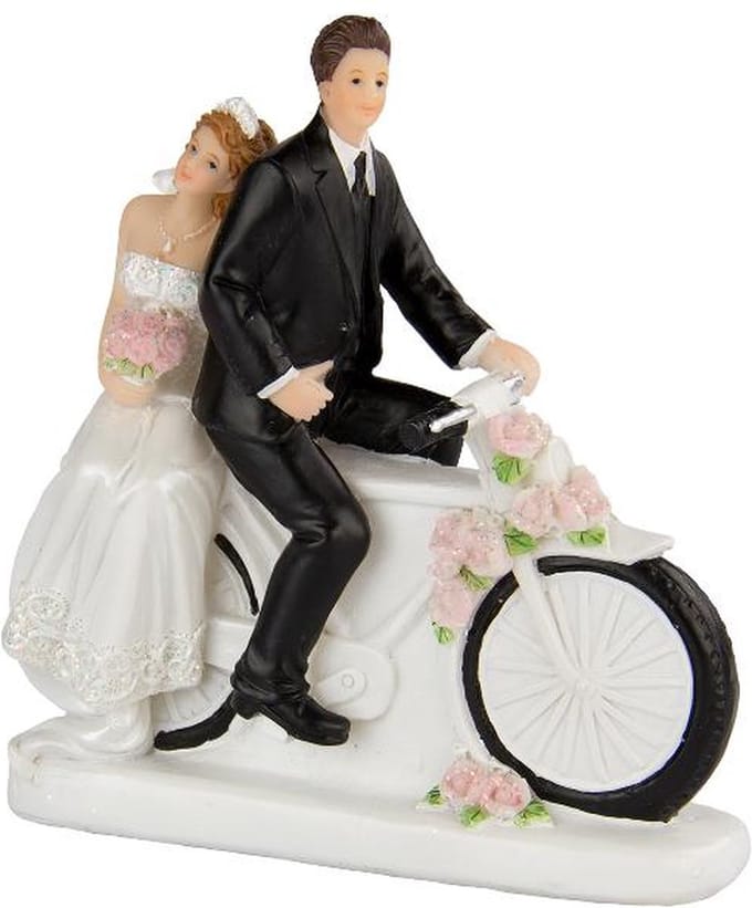 Folat - Trouwfiguurtje op Fiets/stk