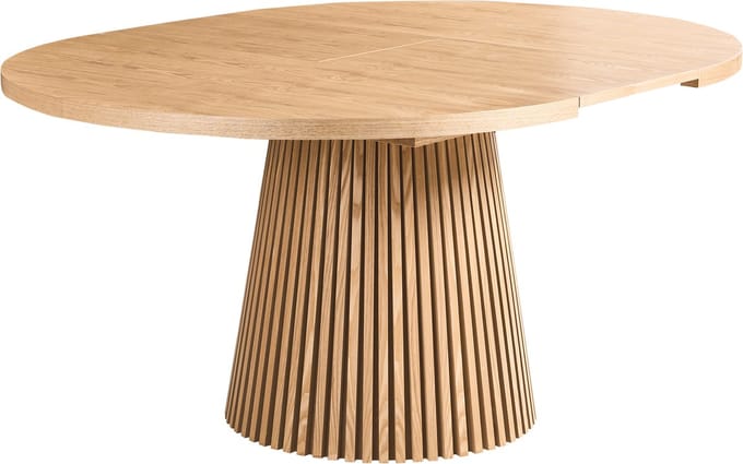 MOORE - Uitschuifbare eettafel - Bruin - 120/160 x 75 cm - MDF