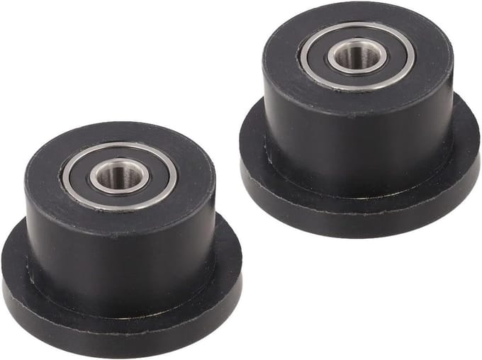 Ketting Katrol - Roeimachine Lager - Fitness Training - 8mm Binnendiameter - 46mm Buitendiameter - Zwart