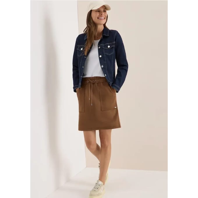 Vrouwen suede rok Cecil Look