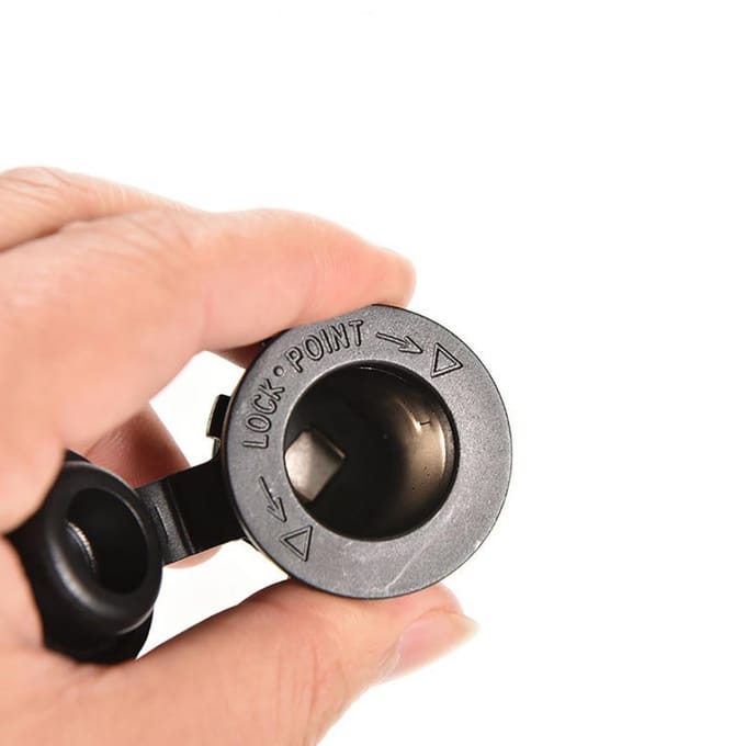 Waterdichte 12V autoaanstekeraansluiting USB-oplader Stroomadapteruitgang