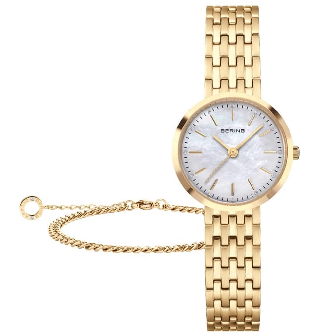 Bering - 19126-734-GWP - Geschenkset Polshorloge + Armband - Dames - Kwarts - Classic