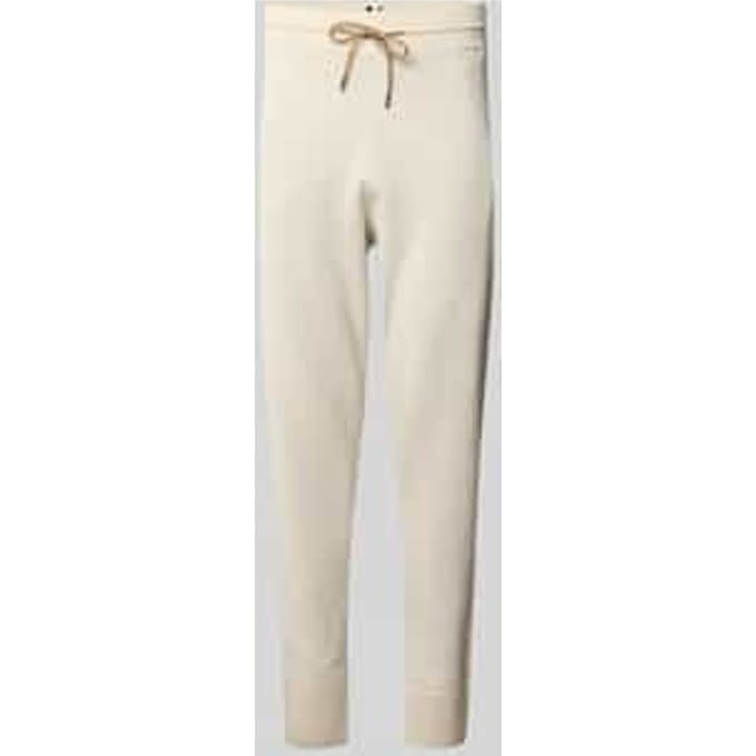 Regular fit sweatpants van een mix van katoen en scheerwol, model 'IDRICO'