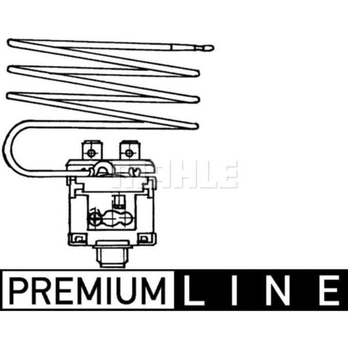 Temperatuurschakelaar, aircoventilator MAHLE ASW 46 000P