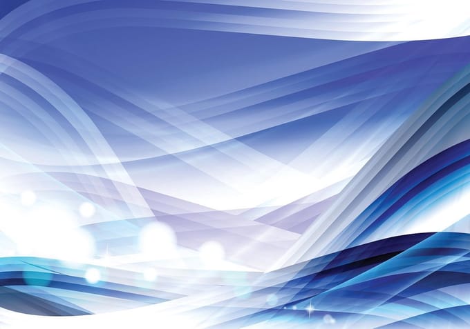 Abstract Light Pattern Blue Photo Wallcovering
