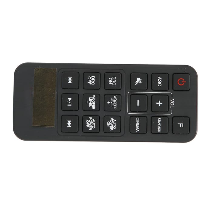 Télécommande de remplacement pour barre de son sans fil LG black