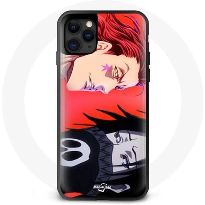 Coque de téléphone - Maniacase - Iphone 12 Mini - Hisoka VS Feitan - Souple - Noir