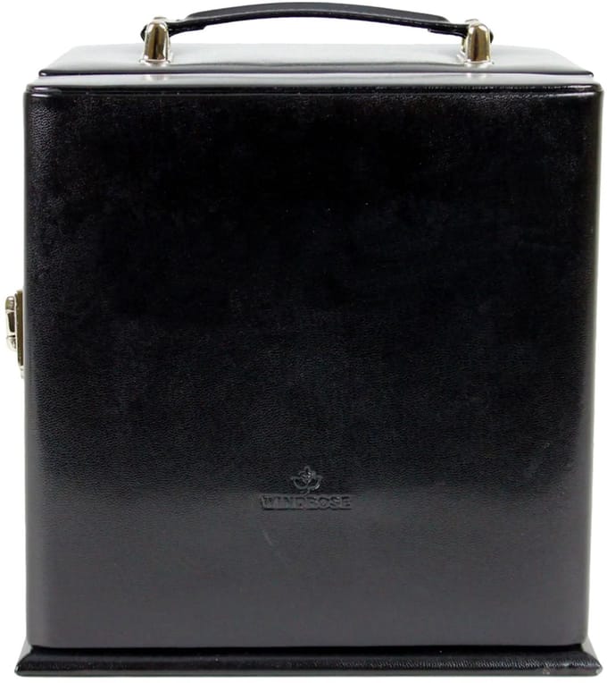 WINDROSE Sieradendoos Merino Jewelry Box Black Zwart