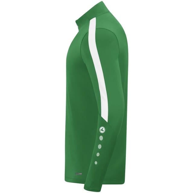 Jako Power Ziptop Heren - Sportgroen / Wit | Maat: S