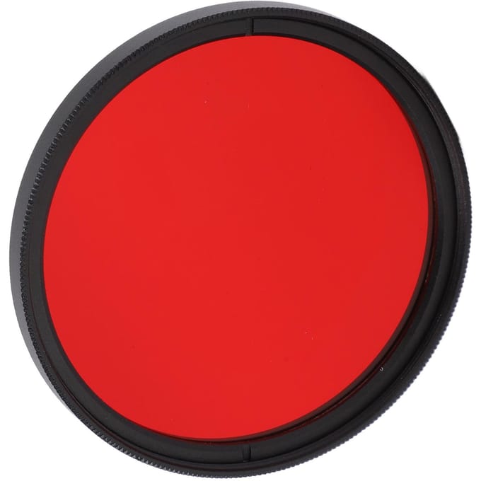 Filtre d'objectif de caméra fileté, filtre de couleur rouge complet, verre optique pour objectif de caméra Nikon 55mm / 2.2in