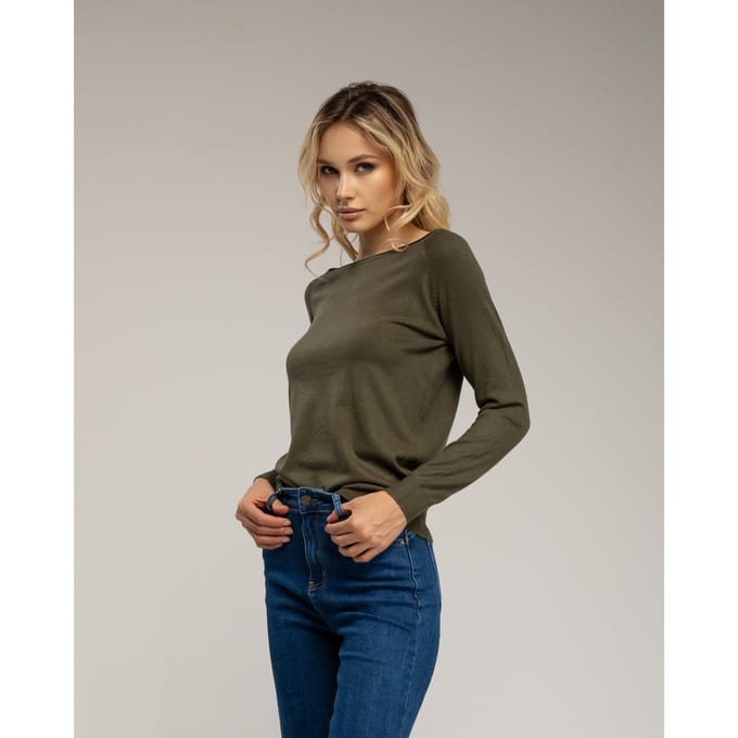 Fijngebreid sweater
