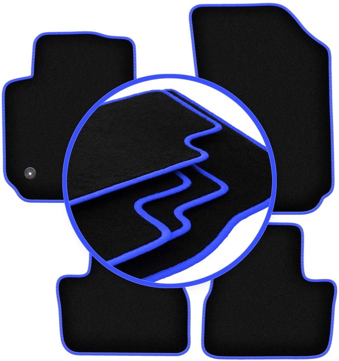 CARLUX-BLUE automatten voor: Citroen C4 Cactus crossover (2014-2018)