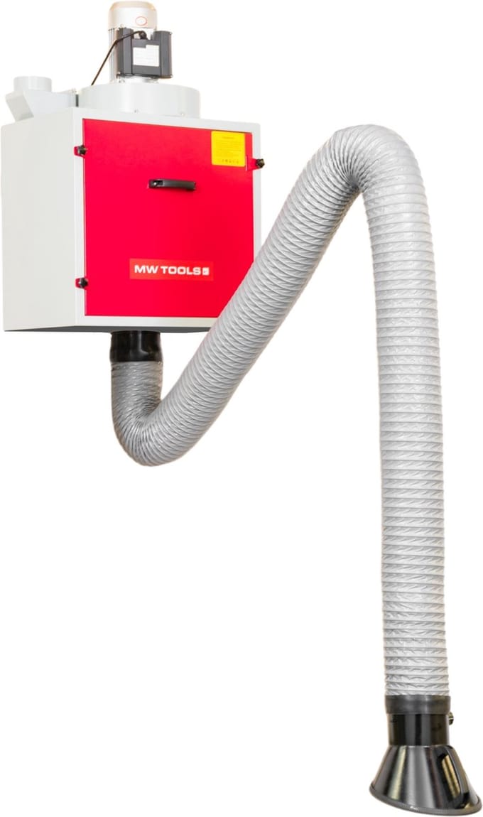 Mobiele lasafzuiging 1400m³/u 1,1kW 230V MW Tools LA1201