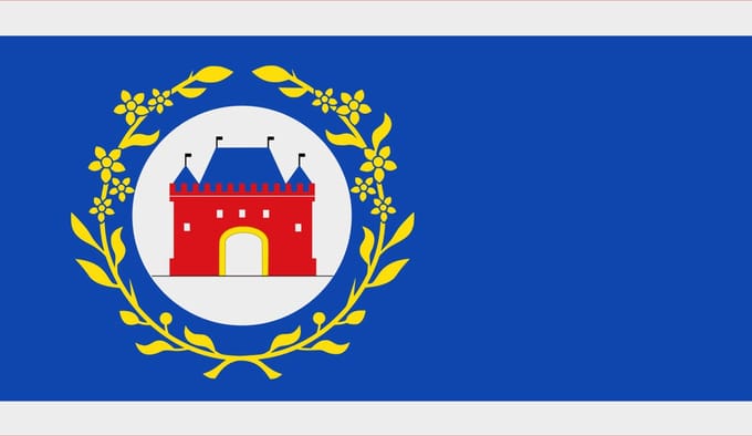 Vlag Elburg 70x100cm