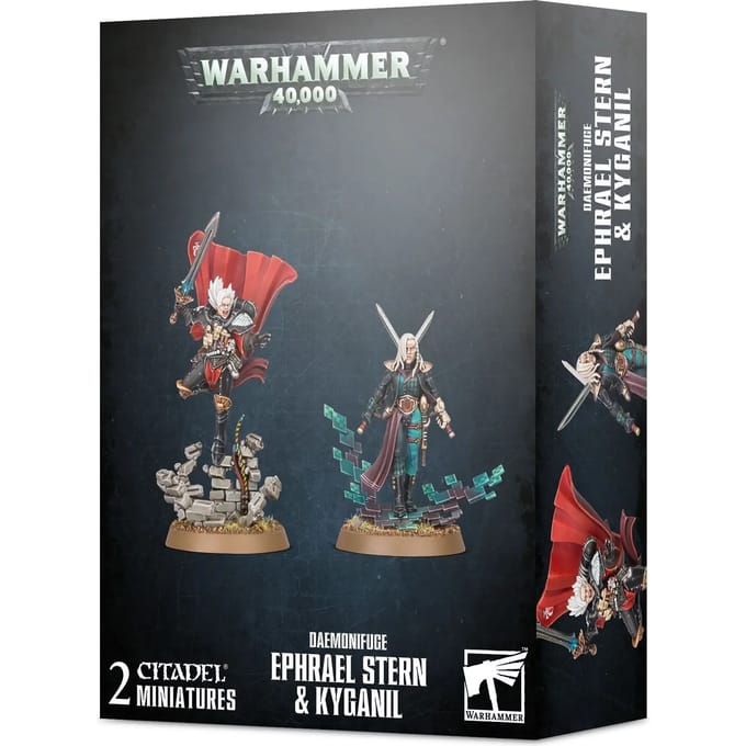 Beeldje Games Workshop Warhammer 40k - Daemonifuge - Ephrael Stern & Kyganil