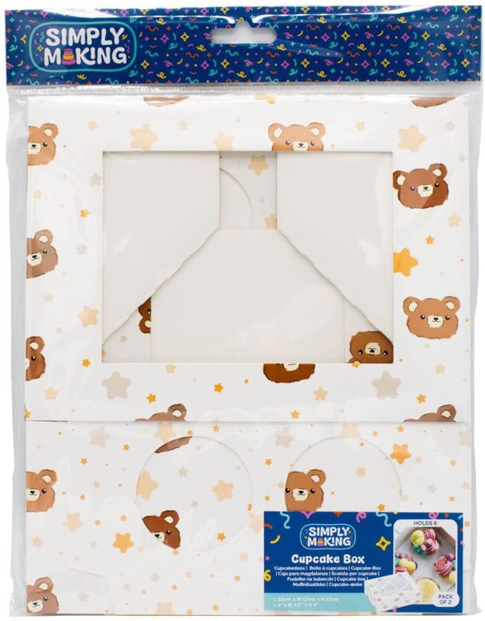 Simply Making Cupcake Doos Baby Bears and Stars 6 pk/2