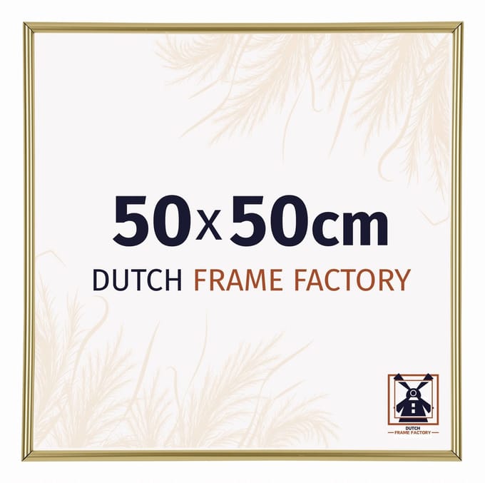Fotolijst 50x50 cm - Kunststof - Goud - Angers