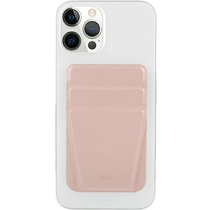 UNIQ - Lyft - magnetische snap-on standaard en kaarthouder roze/roze