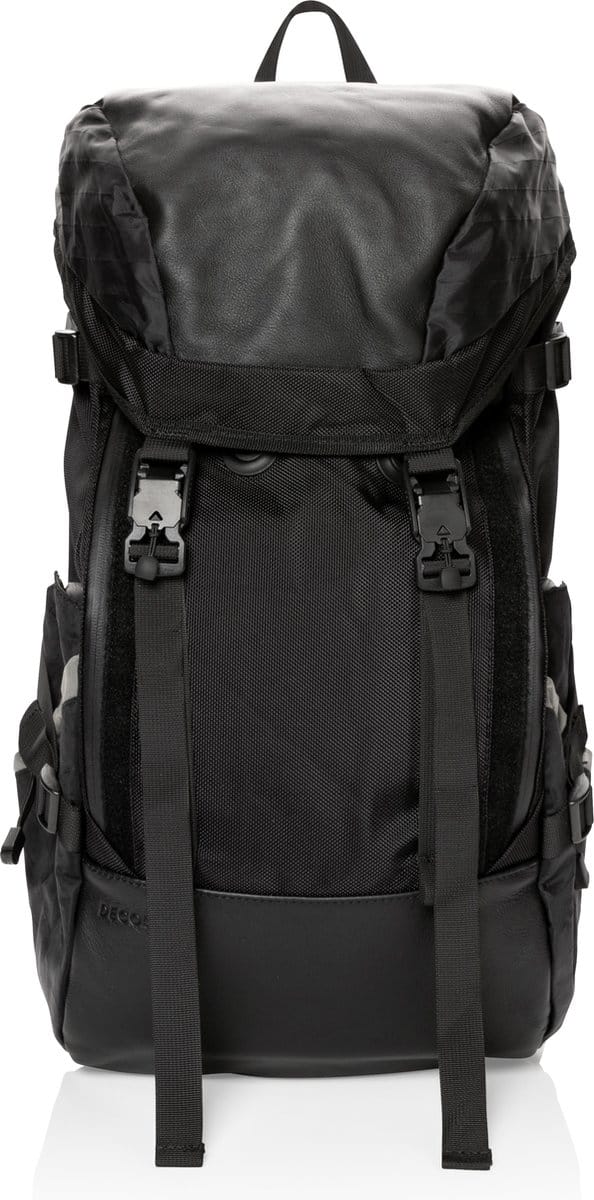 DECODED DAD21BP2BK Backpack - Rugzak 25 liter - Leer