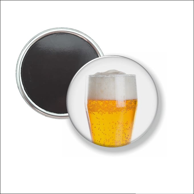 Button Met Magneet - Bier - NIET VOOR KLEDING